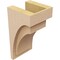 Ekena Millwork 7"W x 7"D x 14"H Wide Rivera Rough Cedar Woodgrain TimberThane Corbel, Primed Tan CORUR07X07X14RIVRCPR - alternate 5